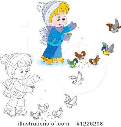 Feed The Birds Clipart #1226298 by Alex Bannykh