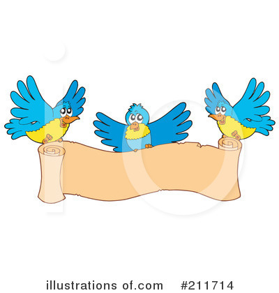 Royalty-Free (RF) Birds Clipart Illustration by visekart - Stock Sample #211714