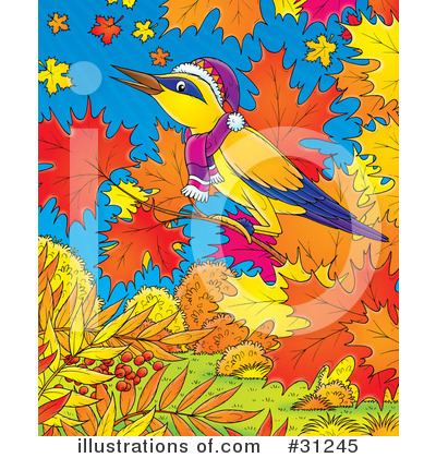 Royalty-Free (RF) Birds Clipart Illustration by Alex Bannykh - Stock Sample #31245