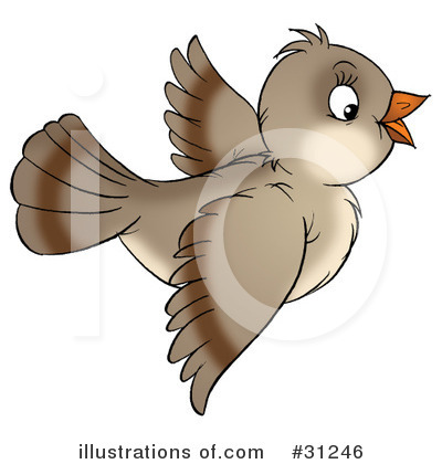Royalty-Free (RF) Birds Clipart Illustration by Alex Bannykh - Stock Sample #31246