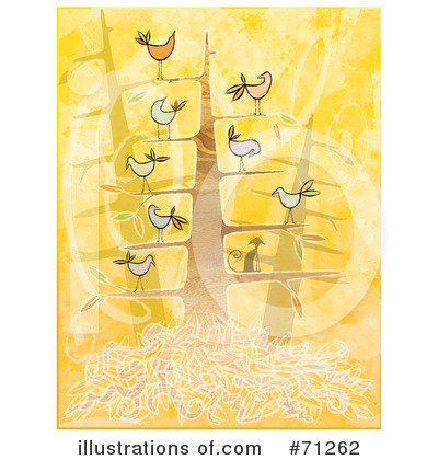 Royalty-Free (RF) Birds Clipart Illustration by Steve Klinkel - Stock Sample #71262