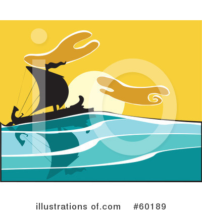 Royalty-Free (RF) Bireme Ship Clipart Illustration by xunantunich - Stock Sample #60189