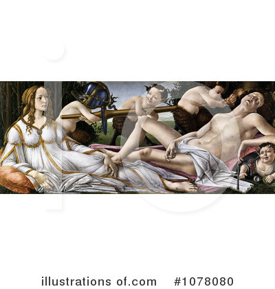 Royalty-Free (RF) Birth Of Venus Clipart Illustration by JVPD - Stock Sample #1078080