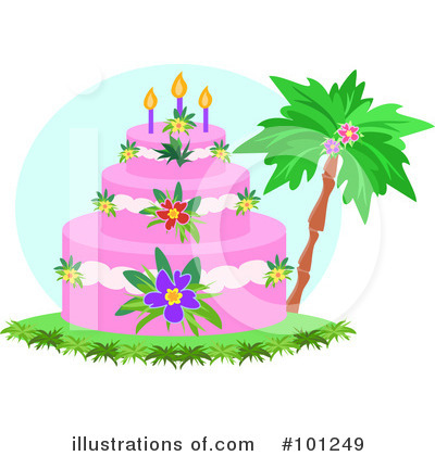Birthday Cake And Balloons Clip Art. Birthday Cake Clipart #101249