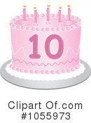Birthday Cake Clipart #1055973 by Pams Clipart