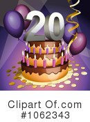 Birthday Cake Clipart #1062343 by Oligo