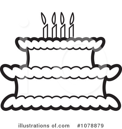 Birthday Cake Clip  on Birthday Cake Clipart  1078879 By Lal Perera   Royalty Free  Rf