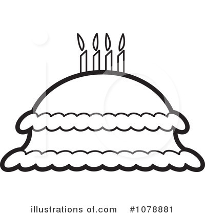 Royalty-Free (RF) Birthday Cake Clipart Illustration by Lal Perera - Stock Sample #1078881