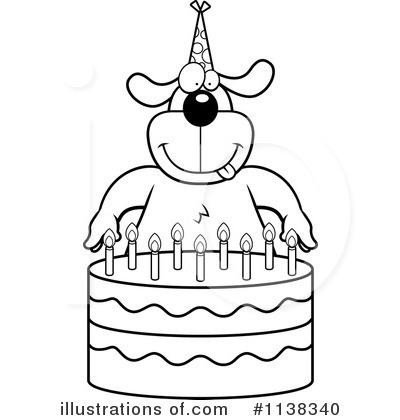 Royalty-Free (RF) Birthday Cake Clipart Illustration by Cory Thoman - Stock Sample #1138340