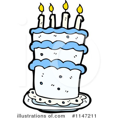 Birthday Cake Clipart #1147211 by lineartestpilot