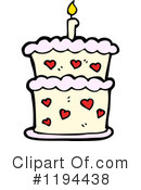 Birthday Cake Clipart #1194438 by lineartestpilot