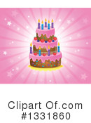 Birthday Cake Clipart #1331860 by visekart