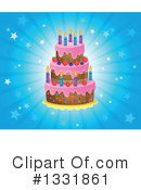 Birthday Cake Clipart #1331861 by visekart