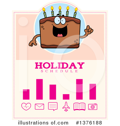 Royalty-Free (RF) Birthday Cake Clipart Illustration by Cory Thoman - Stock Sample #1376188