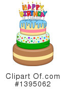 Birthday Cake Clipart #1395062 by Liron Peer