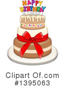 Birthday Cake Clipart #1395063 by Liron Peer