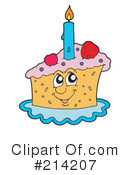 Birthday Cake Clipart #214207 by visekart