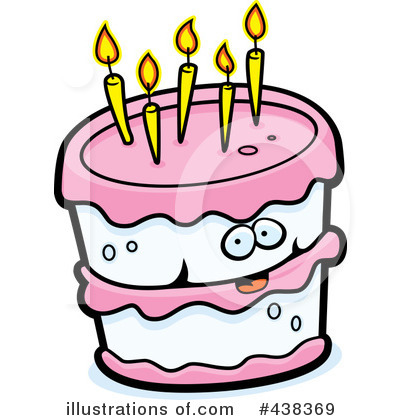 Birthday Cake Clipart on Royalty Free  Rf  Birthday Cake Clipart Illustration  438369 By Cory