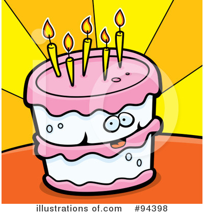 Birthday Cake Clip  on Birthday Cake Clipart  94398 By Cory Thoman   Royalty Free  Rf  Stock