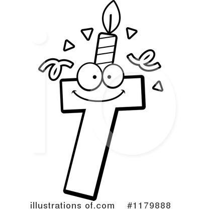 Royalty-Free (RF) Birthday Candle Clipart Illustration by Cory Thoman - Stock Sample #1179888