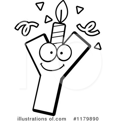 Royalty-Free (RF) Birthday Candle Clipart Illustration by Cory Thoman - Stock Sample #1179890