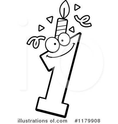 Royalty-Free (RF) Birthday Candle Clipart Illustration by Cory Thoman - Stock Sample #1179908