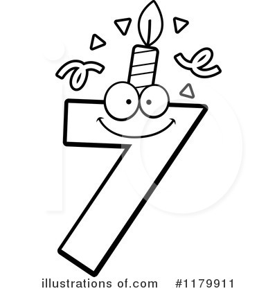 Royalty-Free (RF) Birthday Candle Clipart Illustration by Cory Thoman - Stock Sample #1179911