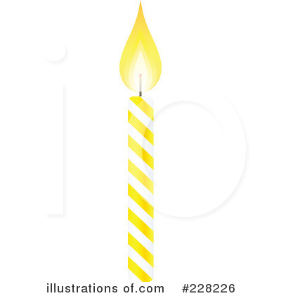 Royalty-Free (RF) Birthday Candle Clipart Illustration by Tonis Pan - Stock Sample #228226