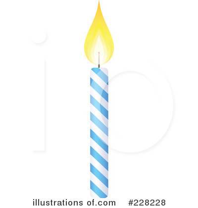Birthday Cake  Candles on Birthday Candle Clipart  228228 By Tonis Pan   Royalty Free  Rf