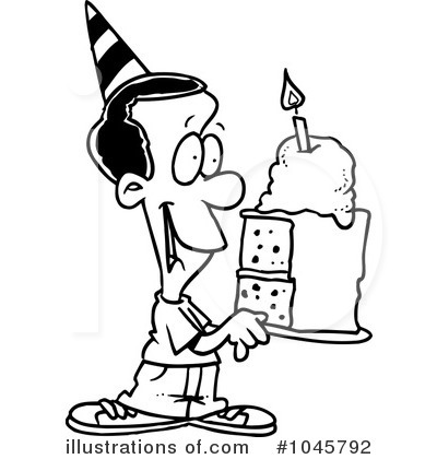 Royalty-Free (RF) Birthday Clipart Illustration by toonaday - Stock Sample #1045792