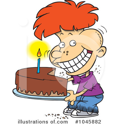 Royalty-Free (RF) Birthday Clipart Illustration by toonaday - Stock Sample #1045882