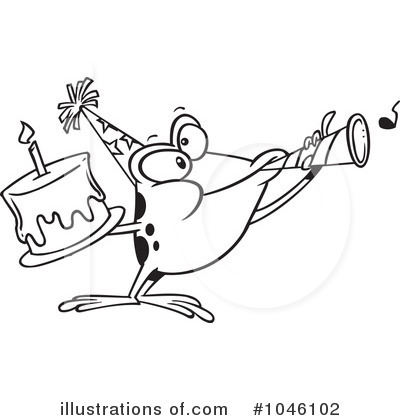 Royalty-Free (RF) Birthday Clipart Illustration by toonaday - Stock Sample #1046102