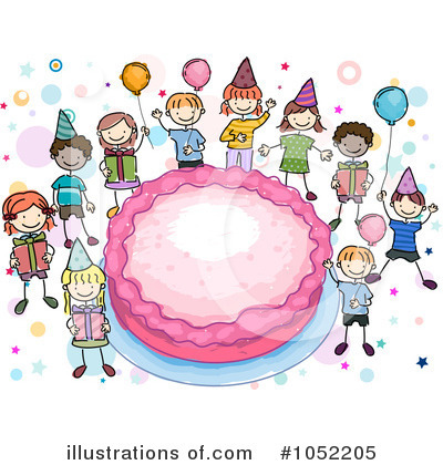 Royalty-Free (RF) Birthday Clipart Illustration by BNP Design Studio - Stock Sample #1052205