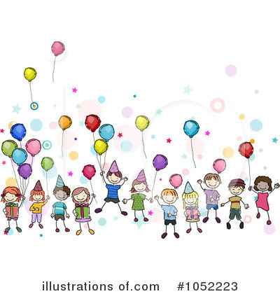 Royalty-Free (RF) Birthday Clipart Illustration by BNP Design Studio - Stock Sample #1052223