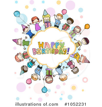 Royalty-Free (RF) Birthday Clipart Illustration by BNP Design Studio - Stock Sample #1052231
