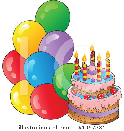 Royalty-Free (RF) Birthday Clipart Illustration by visekart - Stock Sample #1057381