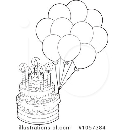 Royalty-Free (RF) Birthday Clipart Illustration by visekart - Stock Sample #1057384