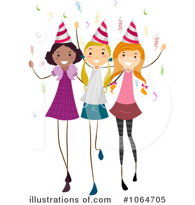 Royalty-Free (RF) Birthday Clipart Illustration by BNP Design Studio - Stock Sample #1064705