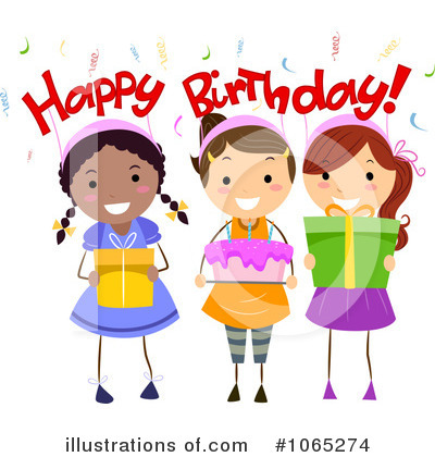 Royalty-Free (RF) Birthday Clipart Illustration by BNP Design Studio - Stock Sample #1065274