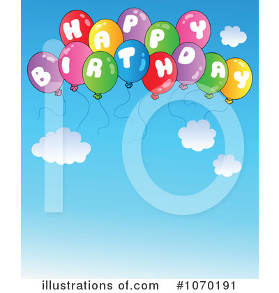 Royalty-Free (RF) Birthday Clipart Illustration by visekart - Stock Sample #1070191