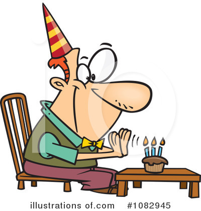 Royalty-Free (RF) Birthday Clipart Illustration by toonaday - Stock Sample #1082945