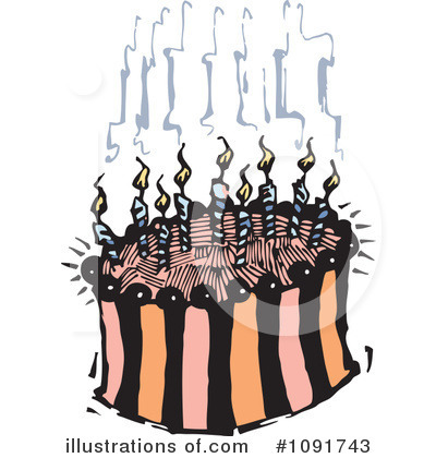 Birthday Clipart #1091743 by Steve Klinkel