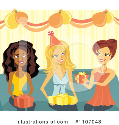 Royalty-Free (RF) Birthday Clipart Illustration by Amanda Kate - Stock Sample #1107048