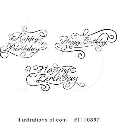 Royalty-Free (RF) Birthday Clipart Illustration by Vector Tradition SM - Stock Sample #1110367
