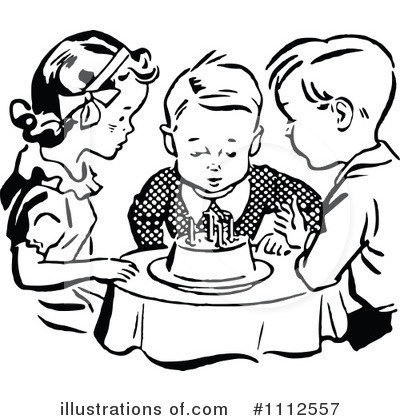 Royalty-Free (RF) Birthday Clipart Illustration by Prawny Vintage - Stock Sample #1112557