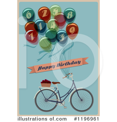 Bicycles Clipart #1196961 by Eugene