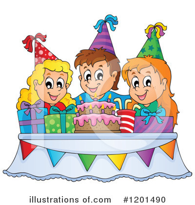 Royalty-Free (RF) Birthday Clipart Illustration by visekart - Stock Sample #1201490