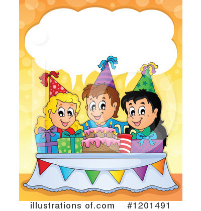 Royalty-Free (RF) Birthday Clipart Illustration by visekart - Stock Sample #1201491