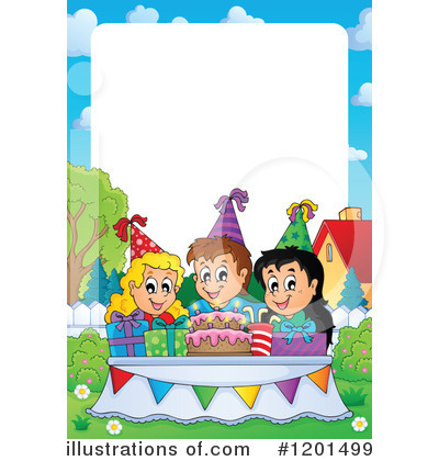 Royalty-Free (RF) Birthday Clipart Illustration by visekart - Stock Sample #1201499
