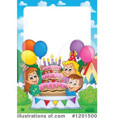 Royalty-Free (RF) Birthday Clipart Illustration by visekart - Stock Sample #1201500